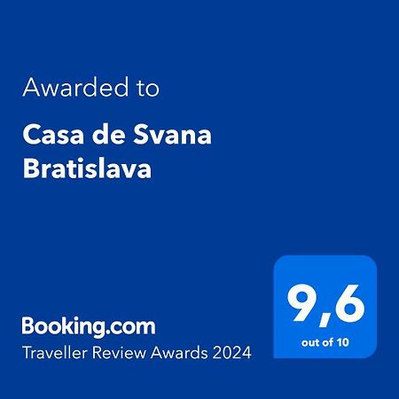 Casa Del Svana Pressburg Exterior foto